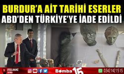 ABD'de ki 14 tarihi eser Türkiye'ye iade edildi