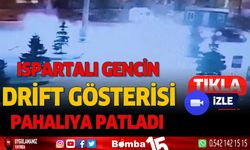 Ispartalı gencin drift gösterisi pahalıya patladı