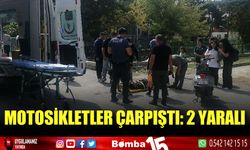 Isparta’da motosikletler çarpıştı: 2 yaralı