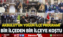 CHP'li Vekil Akbulut bir ilçeden bir ilçeye koştu