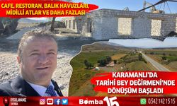 Karamanlı tarihi de barındıracak yeni bir sosyal tesise kavuşuyor