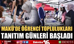 MAKÜ’de Öğrenci Toplulukları Tanıtım Günleri