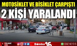 Motosiklet ile elektrikli bisiklet çarpıştı: 2 yaralı