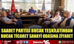 Saadet Partisi Teşkilatından Bucak Ticaret Sanayi Odasına ziyaret