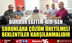 Burdur Eğitim-Bir-Sen: Yeni eğitim öğretim yılında sorunlara çözüm üretilmeli, beklentiler karşılanmalıdır