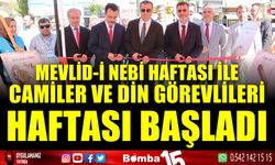 Vali Öksüz'e , Mevlid-i Nebi haftası ile camiler ve din görevlileri haftası dolayısıyla ziyaret