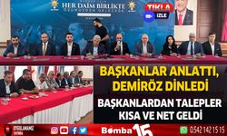 Ak Parti Genel Başkan Yardımcısı Vedat Demiröz Burdur'da STK'ları dinledi