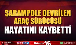 Şarampole devrilen otomobil sürücüsü hayatını kaybetti