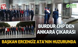 Burdur Belediye Başkanı Ali Orkun Ercengiz Ata'nın huzurunda