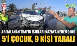 Arızalanan trafik ışıkları kazaya sebep oldu