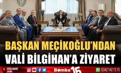 Başkan Meçikoğlu'ndan Vali Bilgihan'a ziyaret