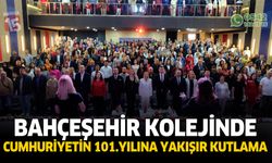 Burdur Bahçeşehir Kolejinde Cumhuriyetin 101. yılına yakışır kutlama