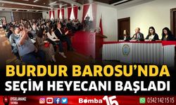 Burdur Barosu'nda seçim heyecanı başladı