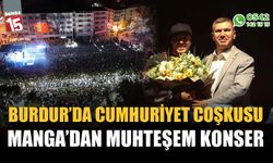 Burdur’da Cumhuriyet Coşkusu, Manga’dan Muhteşem Konser