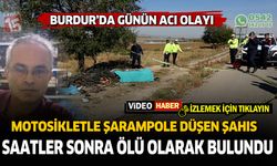 Burdur'da son dakika motosiklet kazası