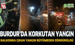 Burdur Bahçelievler mahalesinde yangın paniği