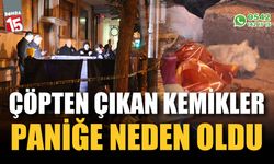 Çöpten çıkan kemikler paniğe neden oldu