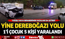 Burdur'da yağışlı hava beraberinde kazalara sebep oldu