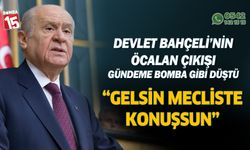 Milliyetçi Hareket Partisi Genel Başkanı Devlet Bahçeli'den Öcalan çıkışı