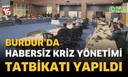 Habersiz kriz yönetimi tatbikatı yapıldı