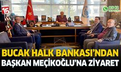 Bucak Halk Bankası'ndan Başkan Meçikoğlu'na ziyaret