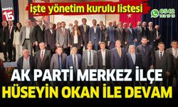 Ak Parti Burdur Merkez İlçe Başkanı Hüseyin Okan