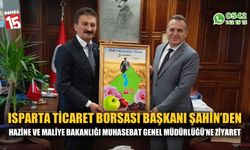 Başkan Hüdai Şahin'den Hazine ve Maliye Bakanlığı Muhasebat Genel Müdürü'ne Ziyaret