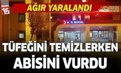 Isparta'da tüfeğini temizlerken abisini vurdu