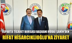 Başkan Hüdai Şahin'den Dünya Odalar Federasyonu ve TOBB Başkanı M. Rifat Hisarcıklıoğlu'na Ziyaret