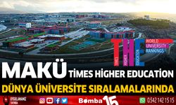 Burdur MAKÜ, Times Higher Education Dünya Üniversite sıralamalarında