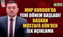 MHP Burdur’da Yeni Dönem Başladı! İşte Başkan'ın İlk Açıklaması