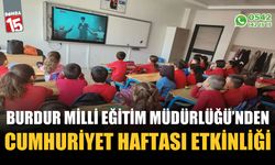 Burdur Milli Eğitim Müdürlüğü'nden Cumhuriyet Haftası Etkinliği