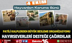 Burdur patili kalplerden büyük besleme için davet