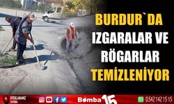 Burdur`da Şehir Merkezindeki Izgaralar ve Rögarlar Temizleniyor