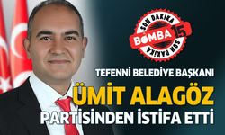 Tefenni Belediye Başkanı Ümit Alagöz partisinden istifa etti