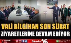 Vali Bilgihan, son sürat ziyaretlerine devam ediyor