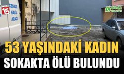 53 yaşındaki kadın sokakta ölü bulundu