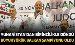 Ali Tarkan Büyükyörük Judo Veterenlar Balkan şampiyonu oldu