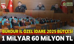 Burdur İl Özel İdare 2025 yılı bütçesi 1 milyar 60 milyon