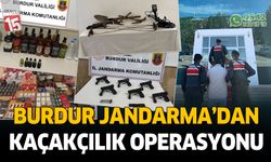 Burdur Jandarmadan kaçakçılık operasyonu