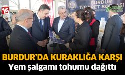 Burdur'da kuraklığa karşı Yem Şalgamı tohumu dağıttı