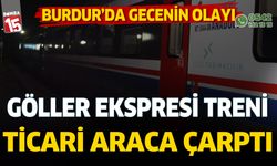 Burdur'da tren kazası