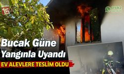 Burdur Bucak'ta ev yangını