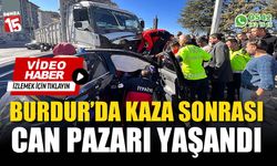 Kırmızı ışık ihlali yapan lüks otomobilin kamyona çarptığı kazada can pazarı