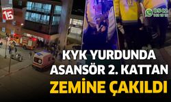 Denizli KYK yurdunda asansör 2. kattan aşağı çakıldı. 1 kişi yaralandı