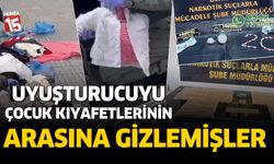 Denizli'de çocuk kıyafetlerine gizlenmiş şekilde bulundu