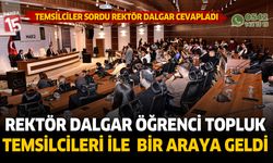 MAKÜ Rektörü Hüseyin Dalgar öğrenci topluluk temsilcileri ile buluştu