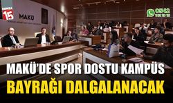 MAKÜ’de Spor Dostu Kampüs Bayrağı Dalgalanacak