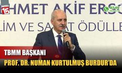 TBMM Başkanı Prof. Dr. Numan Kurtulmuş Burdur'da