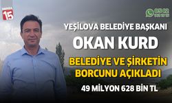 Yeşilova Belediye Başkanı Okan Kurd belediyenin borcunu açıkladı